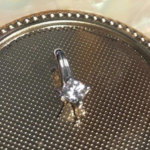 Breuning Pendant Split Bale - .925 Silver - 3.80mm Cubic Zirconia NEW